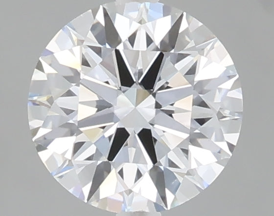 1.08 carat round lab grown diamond D color VVS2 clarity