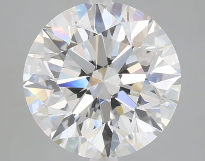 3.03 carat round lab grown diamond E color VVS2 clarity