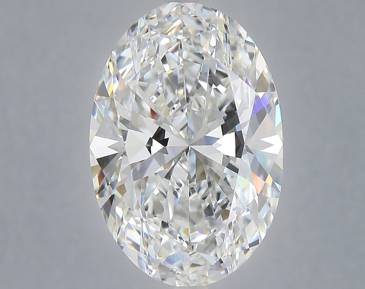 9.03 carat oval lab grown diamond E color VS1 clarity