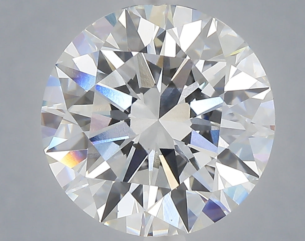 5.00 carat round lab grown diamond E color VS1 clarity