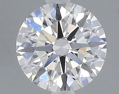 1.54 carat round lab grown diamond E color VVS2 clarity