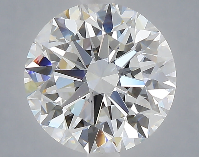 3.01 carat round lab grown diamond E color VVS2 clarity