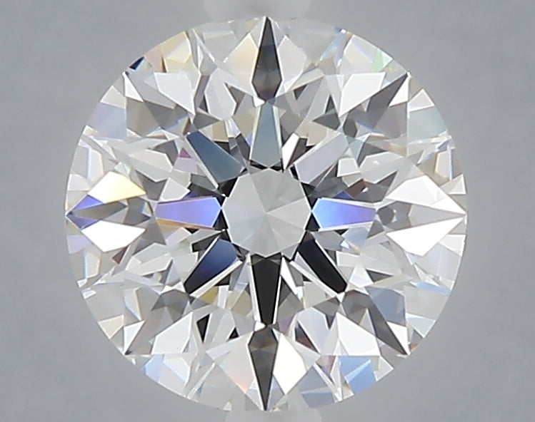 2.04 carat round lab grown diamond E color VVS2 clarity