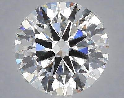 5.01 carat round lab grown diamond F color VS1 clarity