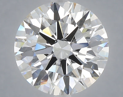5.10 carat round lab grown diamond E color VVS2 clarity