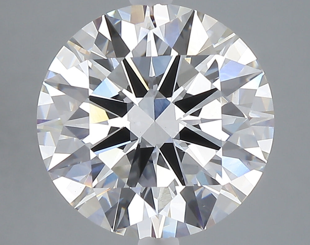 5.03 carat round lab grown diamond E color VS1 clarity