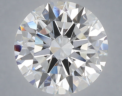 5.21 carat round lab grown diamond E color VS1 clarity