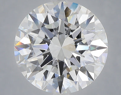 5.01 carat round lab grown diamond E color VVS2 clarity