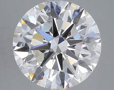 5.00 carat round lab grown diamond E color VS1 clarity