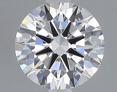 1.50 carat round lab grown diamond D color VVS2 clarity