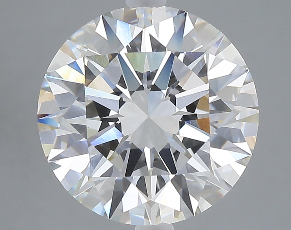 5.00 carat round lab grown diamond F color VVS2 clarity