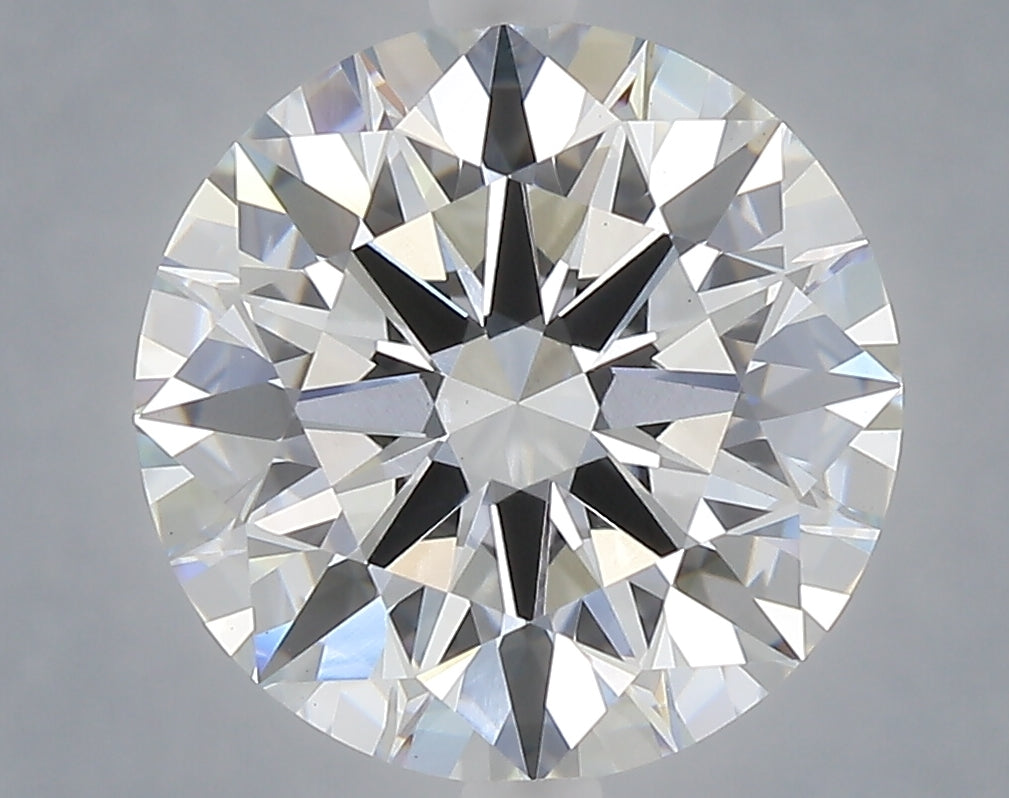 5.10 carat round lab grown diamond E color VVS2 clarity