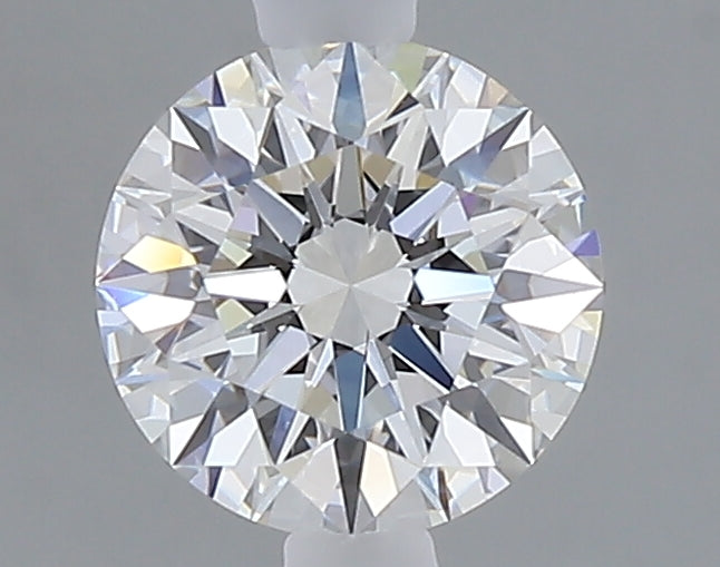 1.07 carat round lab grown diamond D color VVS2 clarity