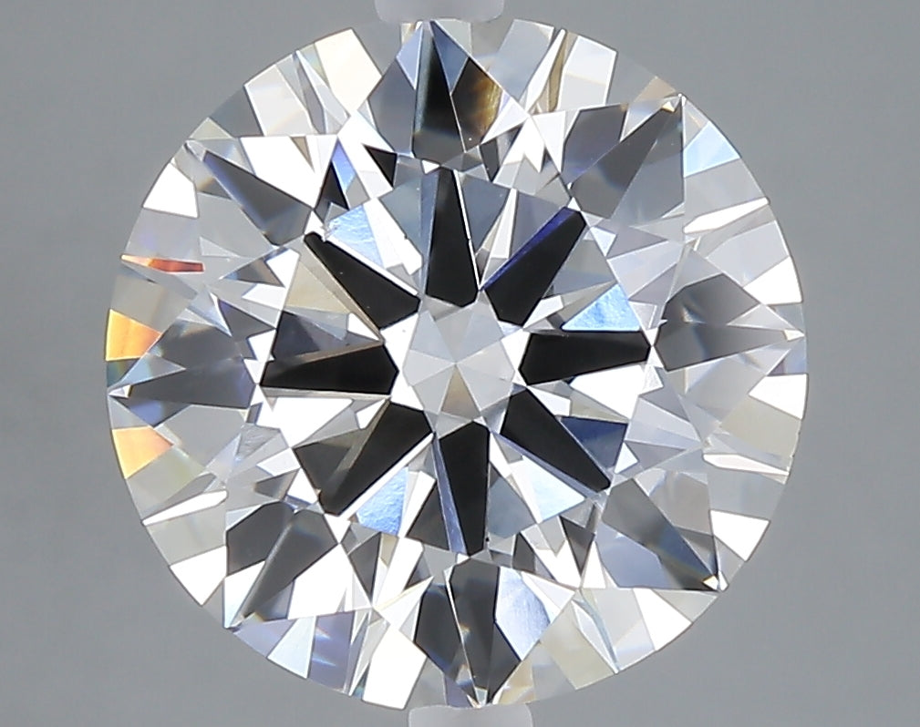 5.01 carat round lab grown diamond E color VS1 clarity