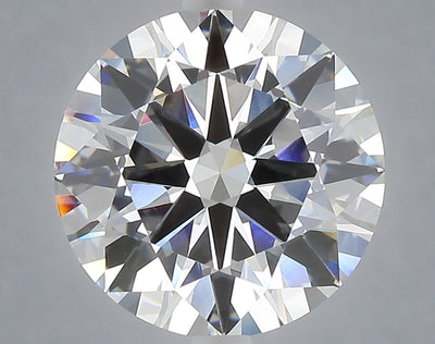 5.01 carat round lab grown diamond F color VVS2 clarity