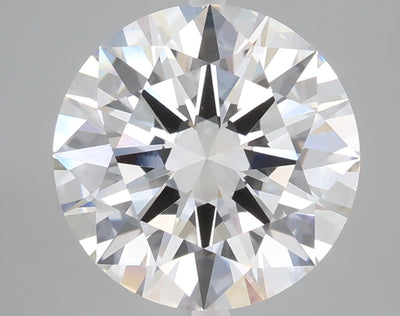 5.01 carat round lab grown diamond E color VVS2 clarity