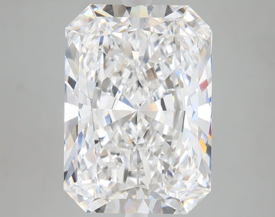 7.06 carat radiant lab grown diamond E color VVS2 clarity