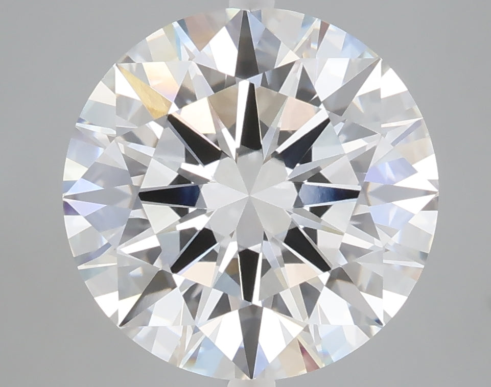 5.03 carat round lab grown diamond E color VVS2 clarity