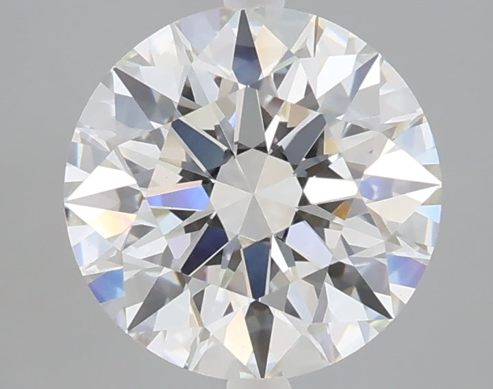 2.21 carat round lab grown diamond F color VVS2 clarity