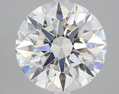 2.21 carat round lab grown diamond F color VVS2 clarity