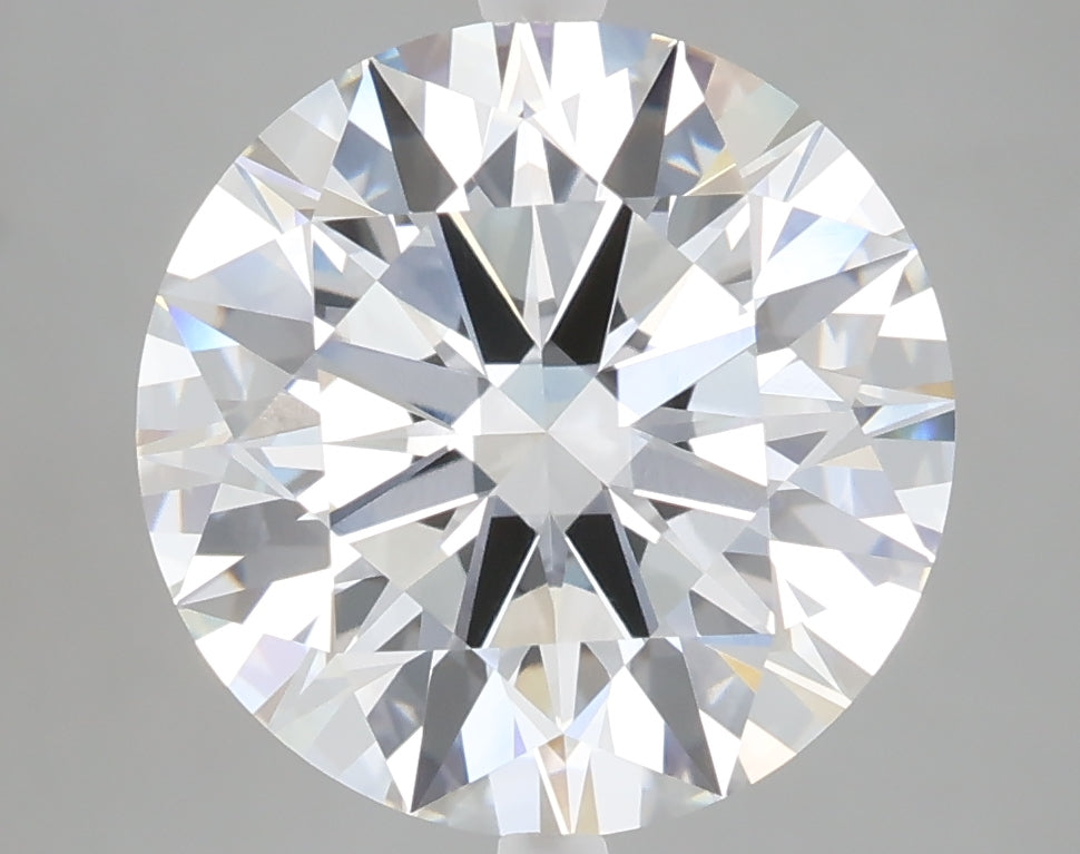 5.05 carat round lab grown diamond E color VVS2 clarity