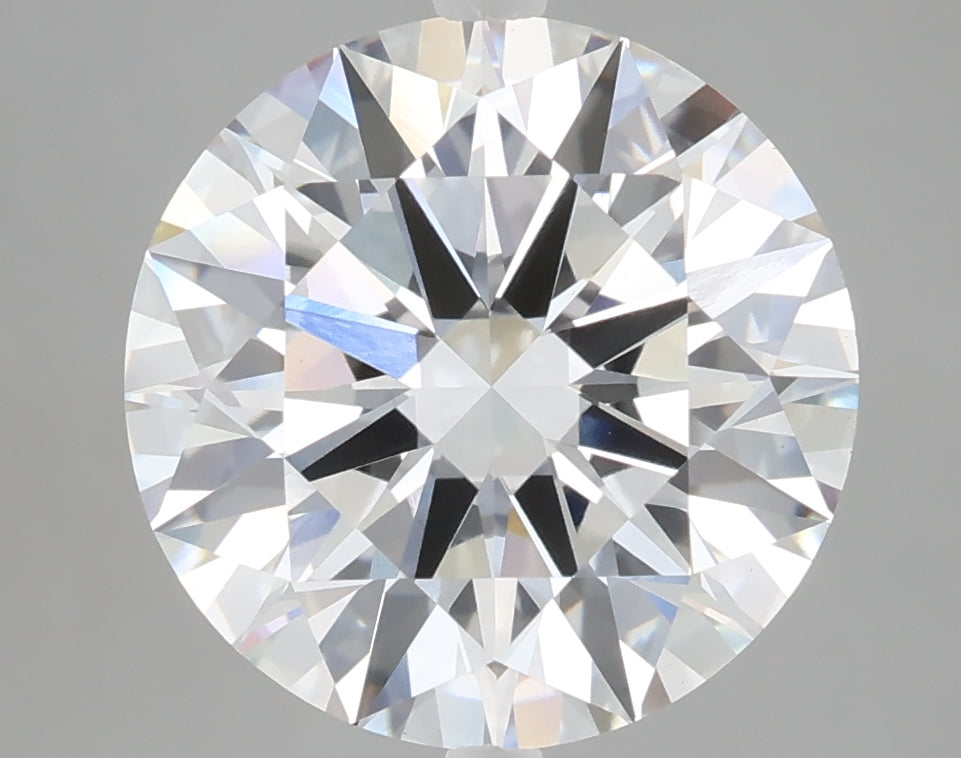 5.09 carat round lab grown diamond E color VS1 clarity