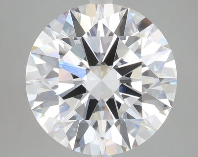 5.09 carat round lab grown diamond E color VS1 clarity