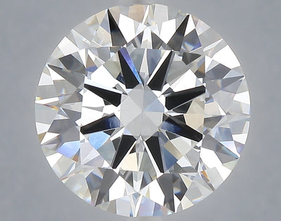 7.01 carat round lab grown diamond E color VVS2 clarity