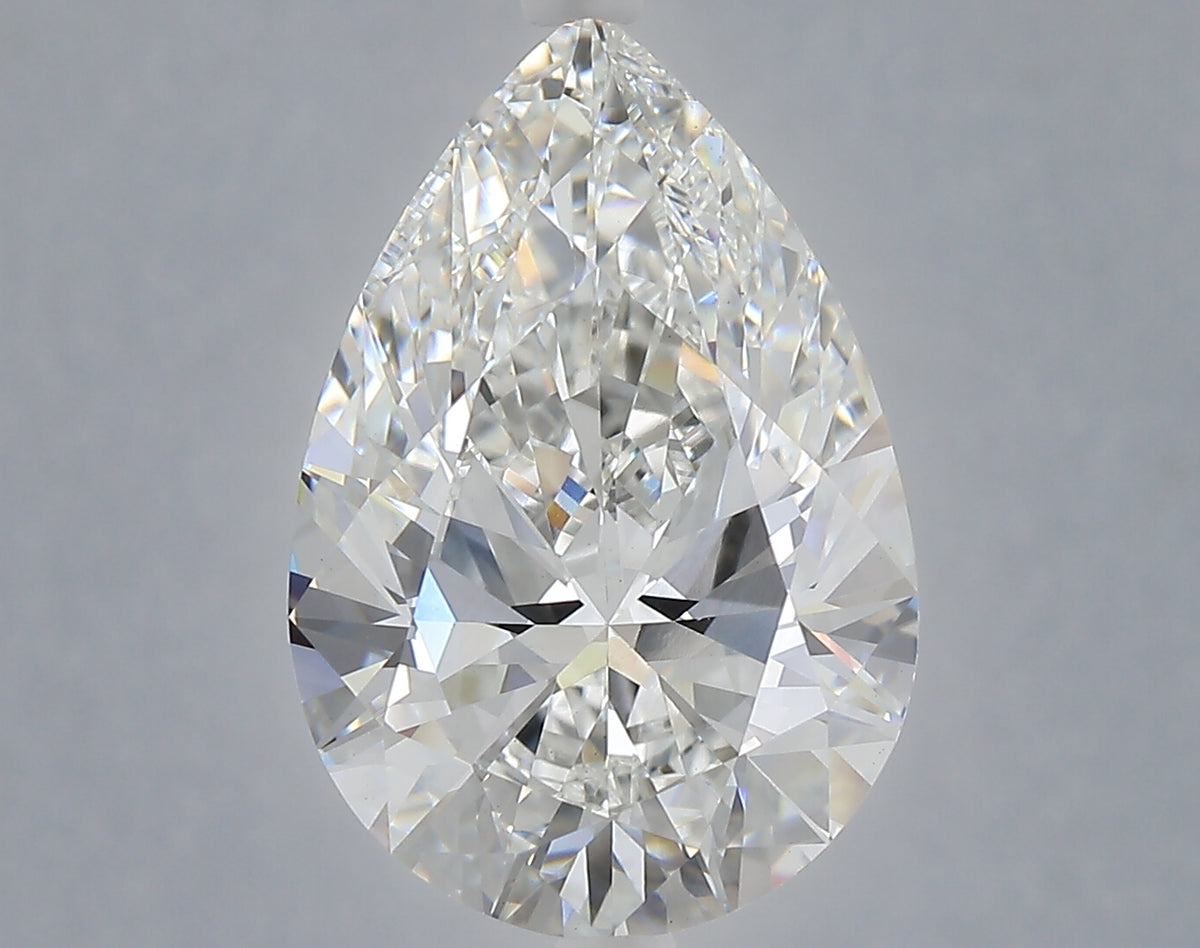 6.00 carat pear lab grown diamond F color VS1 clarity