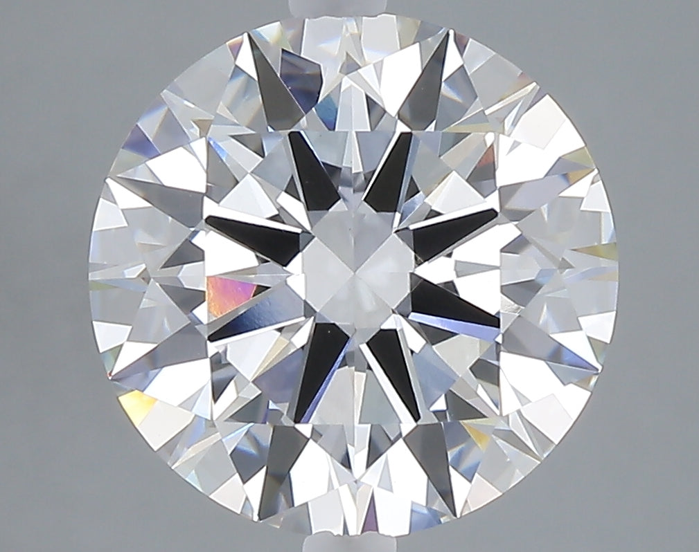 5.01 carat round lab grown diamond E color VVS2 clarity