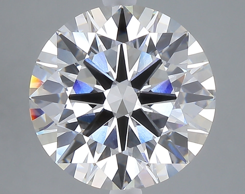 5.07 carat round lab grown diamond E color VVS2 clarity
