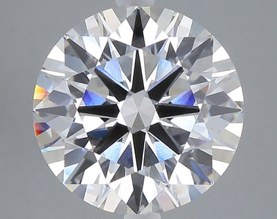 5.07 carat round lab grown diamond E color VVS2 clarity