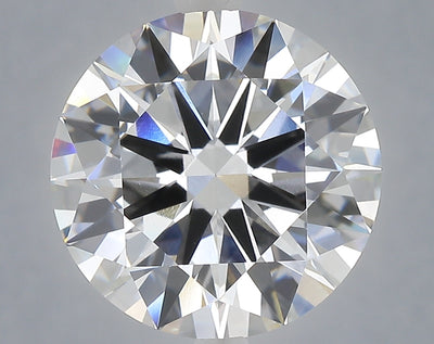 7.01 carat round lab grown diamond F color VVS2 clarity