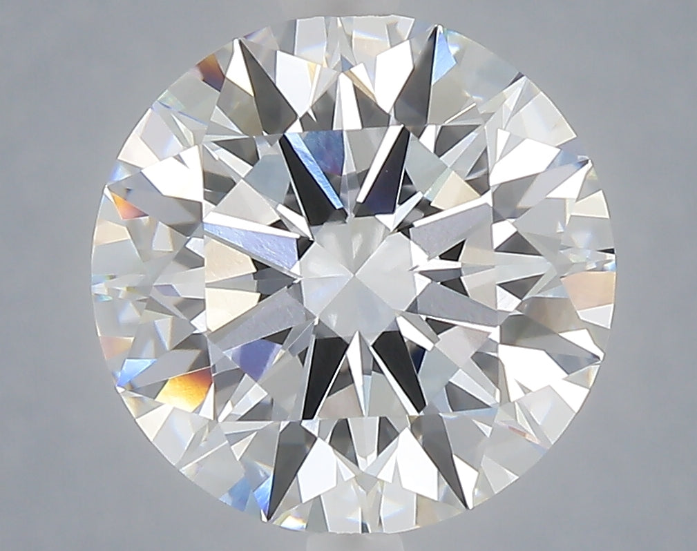 5.00 carat round lab grown diamond E color VVS2 clarity