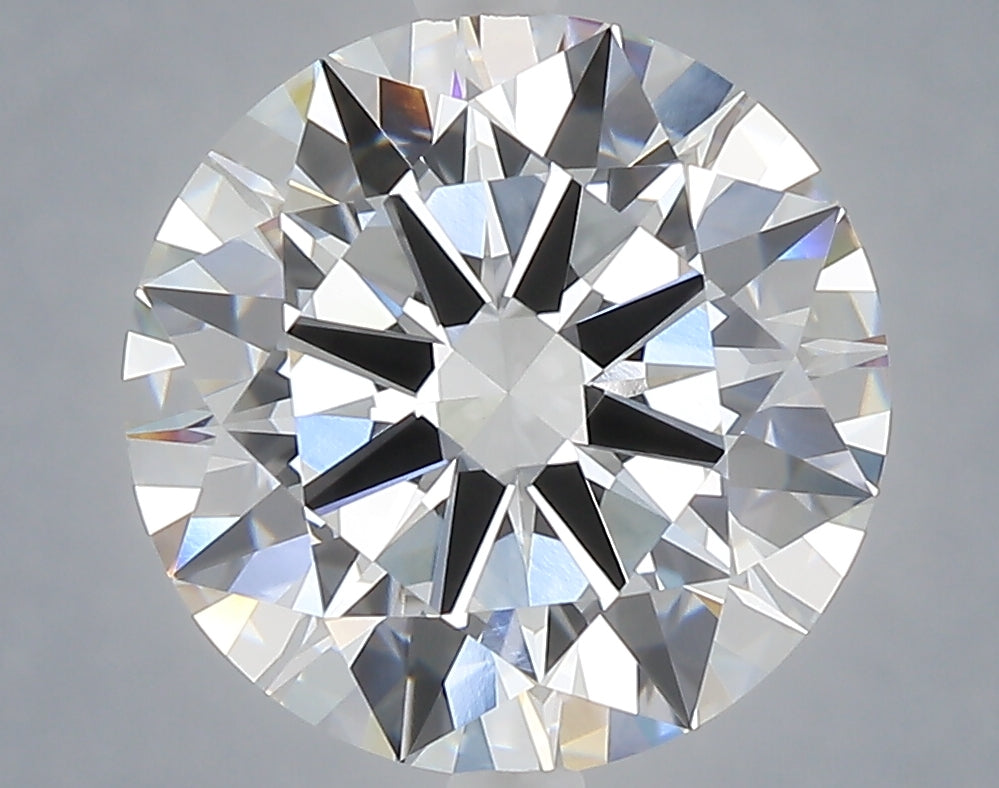 5.01 carat round lab grown diamond F color VVS2 clarity