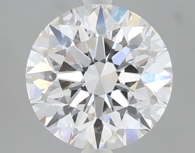 1.53 carat round lab grown diamond E color VVS2 clarity