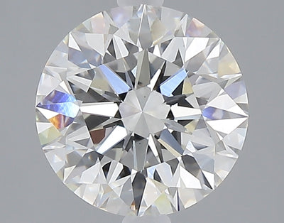 2.50 carat round lab grown diamond G color VS1 clarity