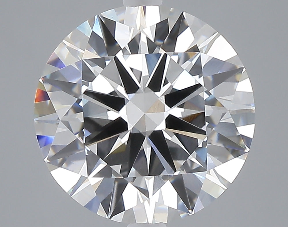 5.01 carat round lab grown diamond E color VVS2 clarity