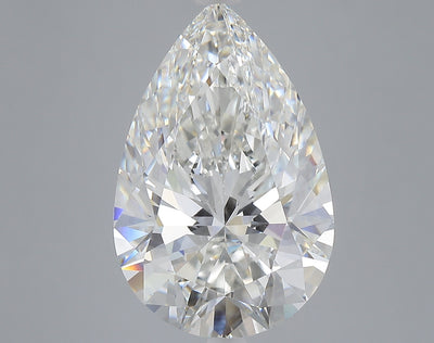 8.24 carat pear lab grown diamond F color VVS2 clarity