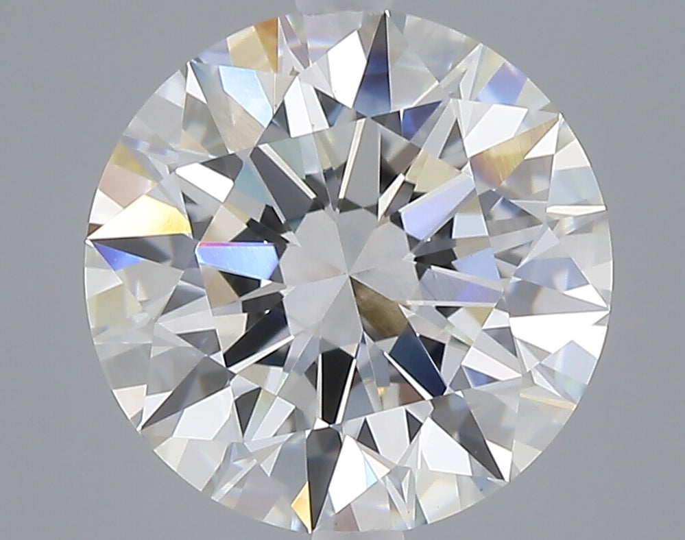 5.08 carat round lab grown diamond E color VS1 clarity