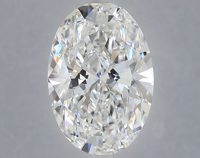 6.05 carat oval lab grown diamond E color VS1 clarity