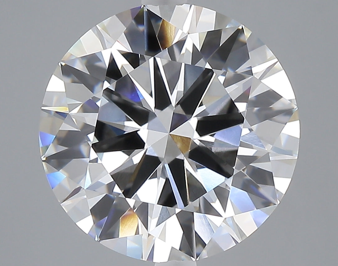 6.51 carat round lab grown diamond E color VVS2 clarity