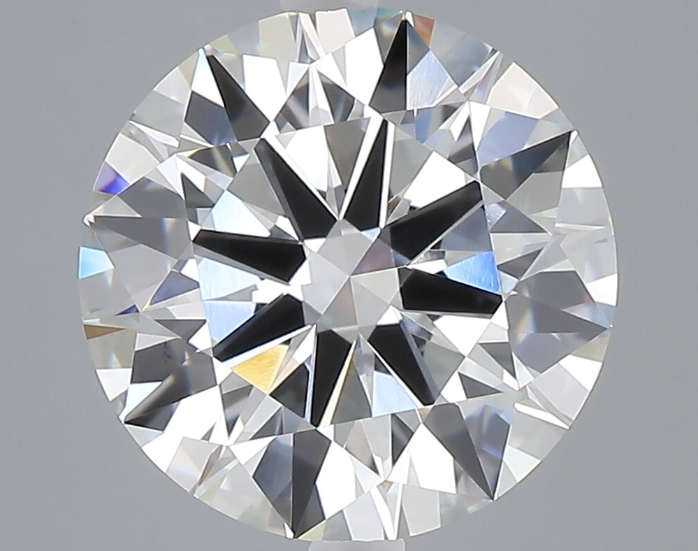 5.03 carat round lab grown diamond F color VVS2 clarity