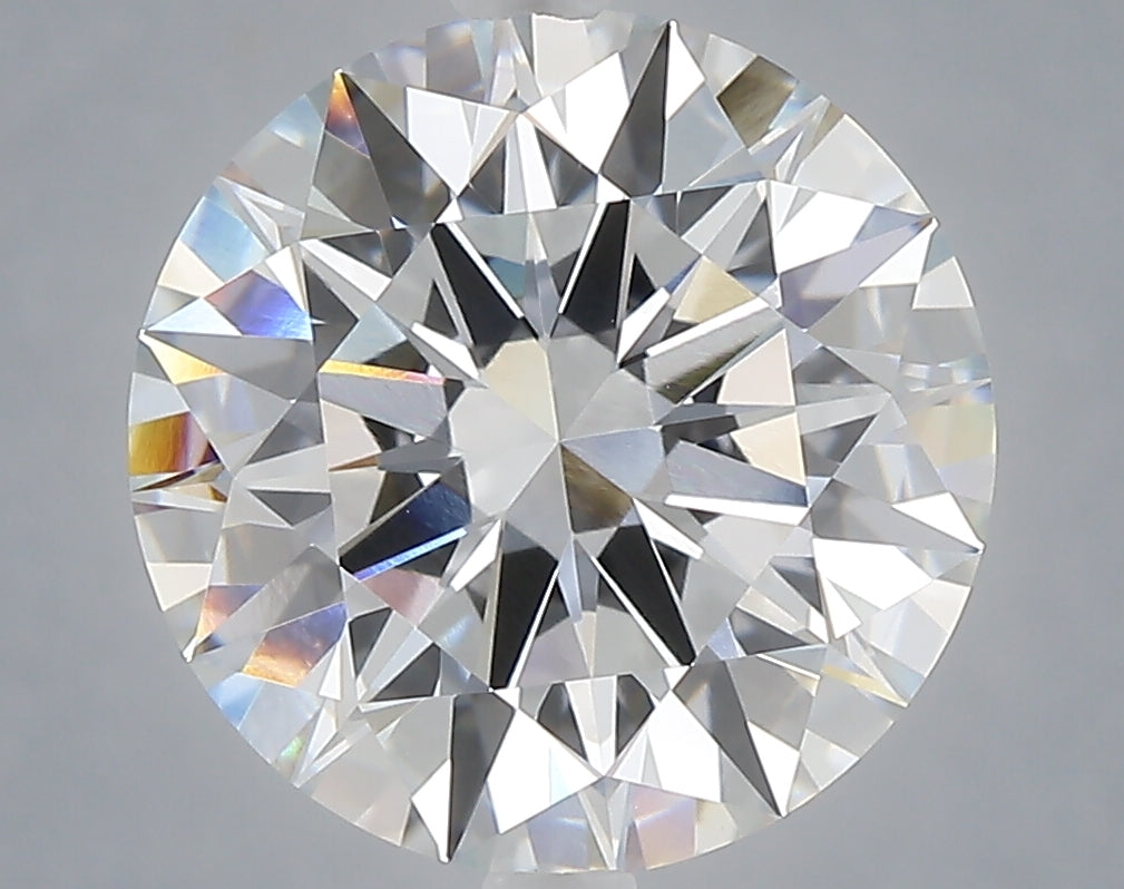 5.24 carat round lab grown diamond E color VVS2 clarity