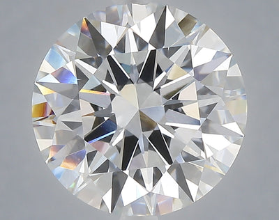 5.24 carat round lab grown diamond E color VVS2 clarity