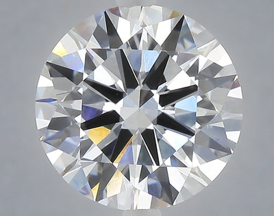 5.01 carat round lab grown diamond E color VVS2 clarity