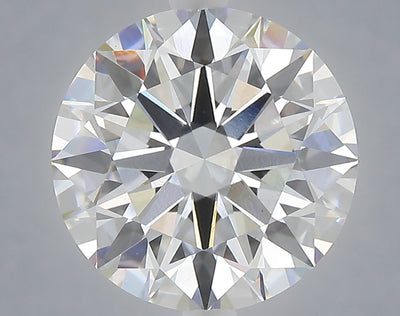 5.08 carat round lab grown diamond F color VS1 clarity