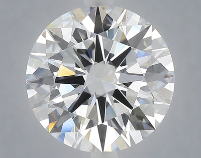 5.01 carat round lab grown diamond E color VS1 clarity