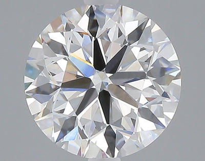 3.01 carat round lab grown diamond E color VS1 clarity