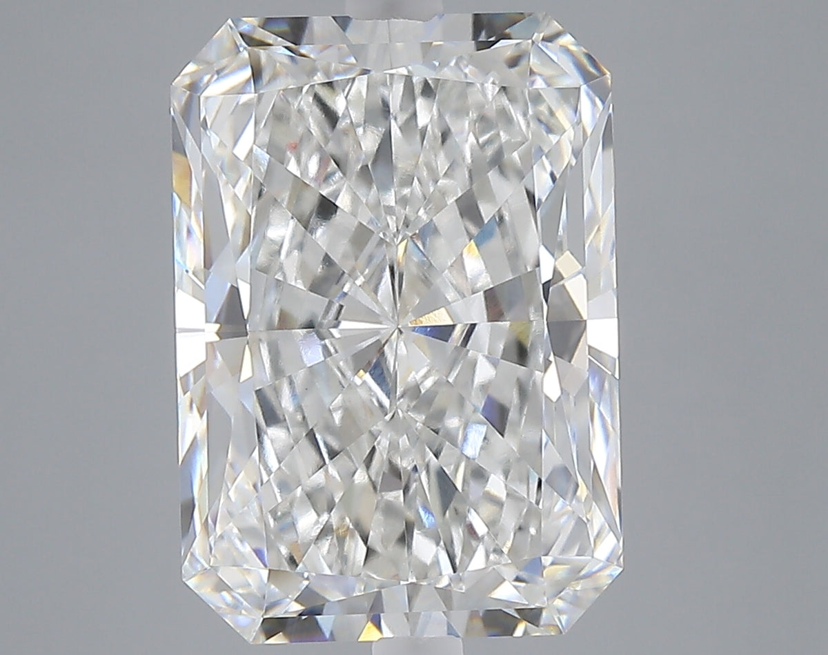 7.03 carat radiant lab grown diamond F color VS1 clarity